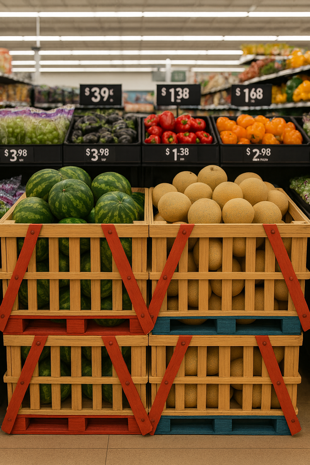 For Produce Shipping and Display